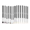 VEVOR 15PCS Makeup Brush Set for Foundation Blending Eyeshadow with Soft Bristle