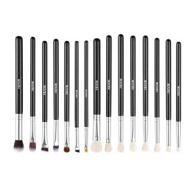 VEVOR 15PCS Makeup Brush Set for Foundation Blending Eyeshadow with Soft Bristle