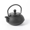 HAWOK Cast Iron Teapot with Stainless Steel Infuser (600ml/20oz)