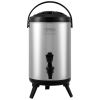 VEVOR Stainless Steel Insulated Beverage Dispenser, 2 Gallon 7.6 Liter, Thermal Hot and Cold Drink Server Dispenser with Spigot Handle