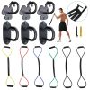 6-piece high speed boxing training rope TPE elastic drawstring resistance band fitness physical therapy exercise
