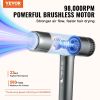 VEVOR Professional Hair Dryer, 3.0 Million Negative Ions Blow Dryer, 98,000RPM High-Speed Brushless Motor, 3 Temp & 3 Speeds