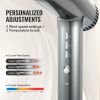 VEVOR Professional Hair Dryer, 3.0 Million Negative Ions Blow Dryer, 98,000RPM High-Speed Brushless Motor, 3 Temp & 3 Speeds