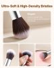 VEVOR 15PCS Makeup Brush Set for Foundation Blending Eyeshadow with Soft Bristle