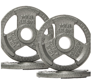 Only Supports Self Pickup  2 Inch Olympic Cast Iron Weight Plates For Strength Training And Weightlifting, Multiple Weights (Option: 10LB Set of4)