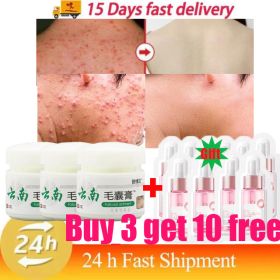 Body Acne Removal Cream Treatment Face Butt Back Acne Marks Smooth Repair Chicken Skin Cream Moisturizing Whitening Skin Care (Color: Buy 3 get 10 free)
